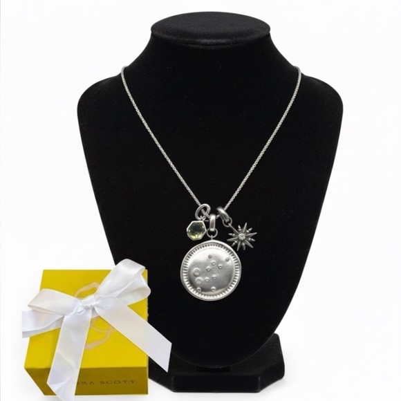 Kendra Scott Constellation Charm Necklace Virgo and extra Charms 3080